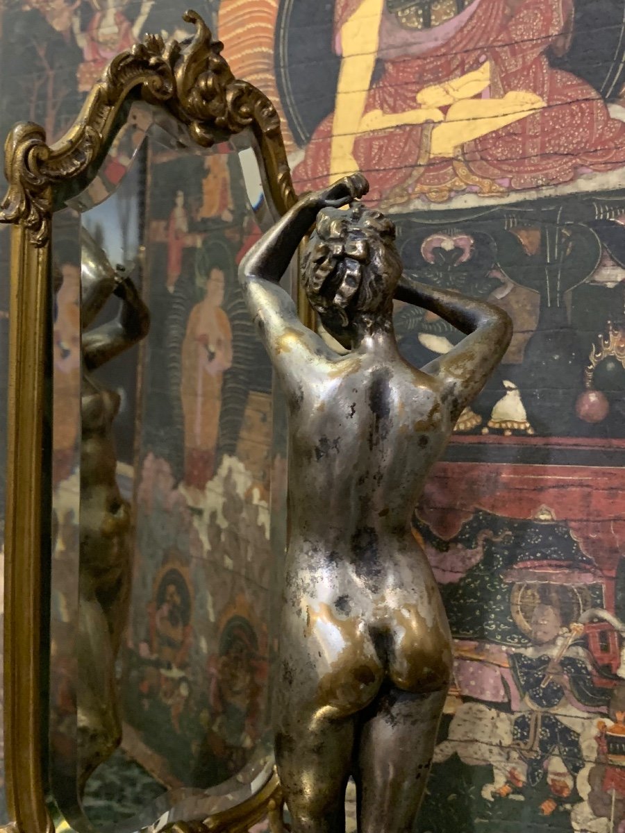 Femme Nue Devant Un Miroir, émile Pinedo, Exposition Universelle De Paris 1889  -photo-3