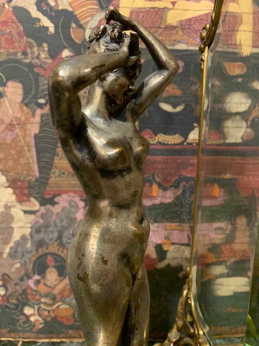 Femme Nue Devant Un Miroir, émile Pinedo, Exposition Universelle De Paris 1889  -photo-4