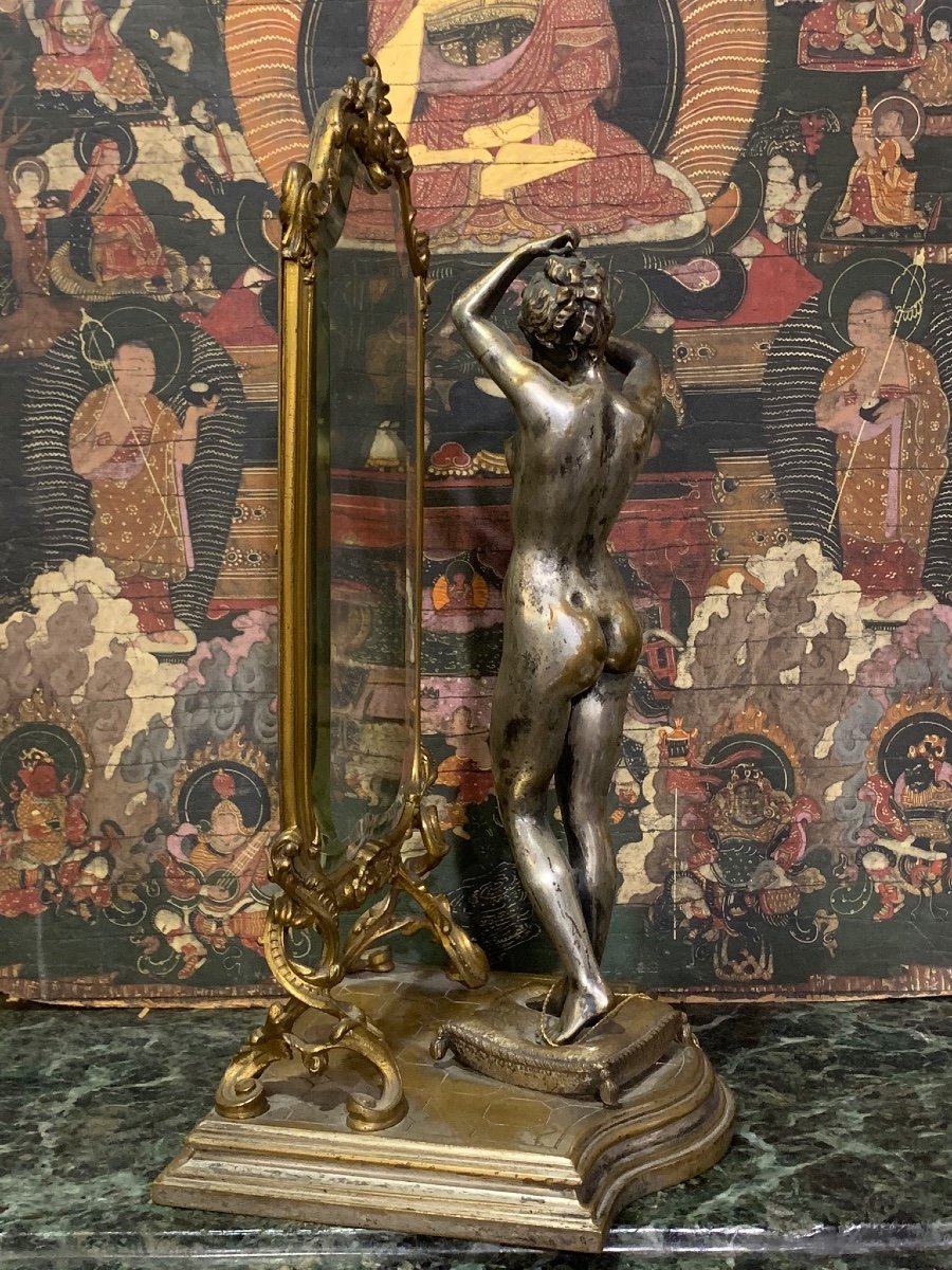 Femme Nue Devant Un Miroir, émile Pinedo, Exposition Universelle De Paris 1889  