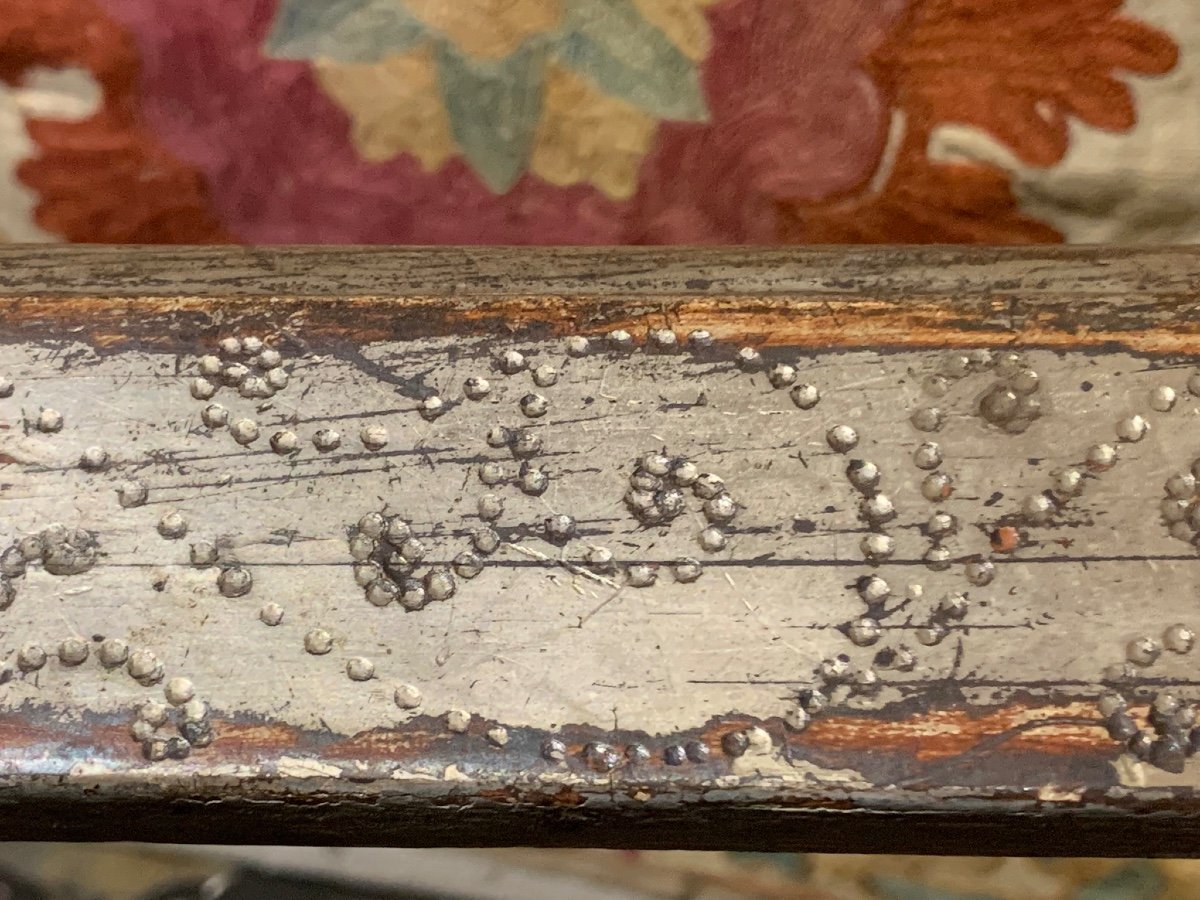 Un Lutrin De Table (pupitre De Livre) Ciselé Et Argent Doré, Italie, XVIIIe Siècle -photo-2