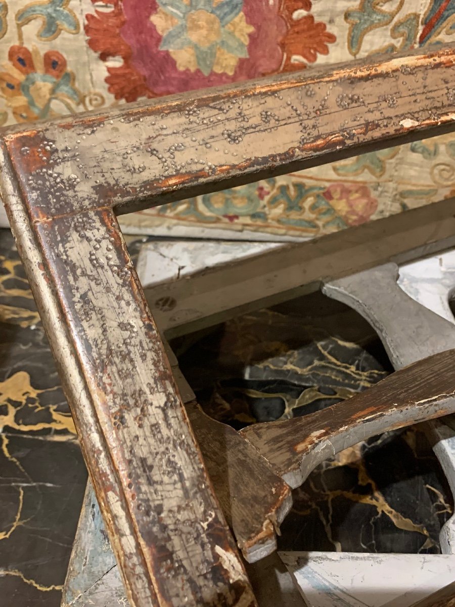 Un Lutrin De Table (pupitre De Livre) Ciselé Et Argent Doré, Italie, XVIIIe Siècle -photo-8