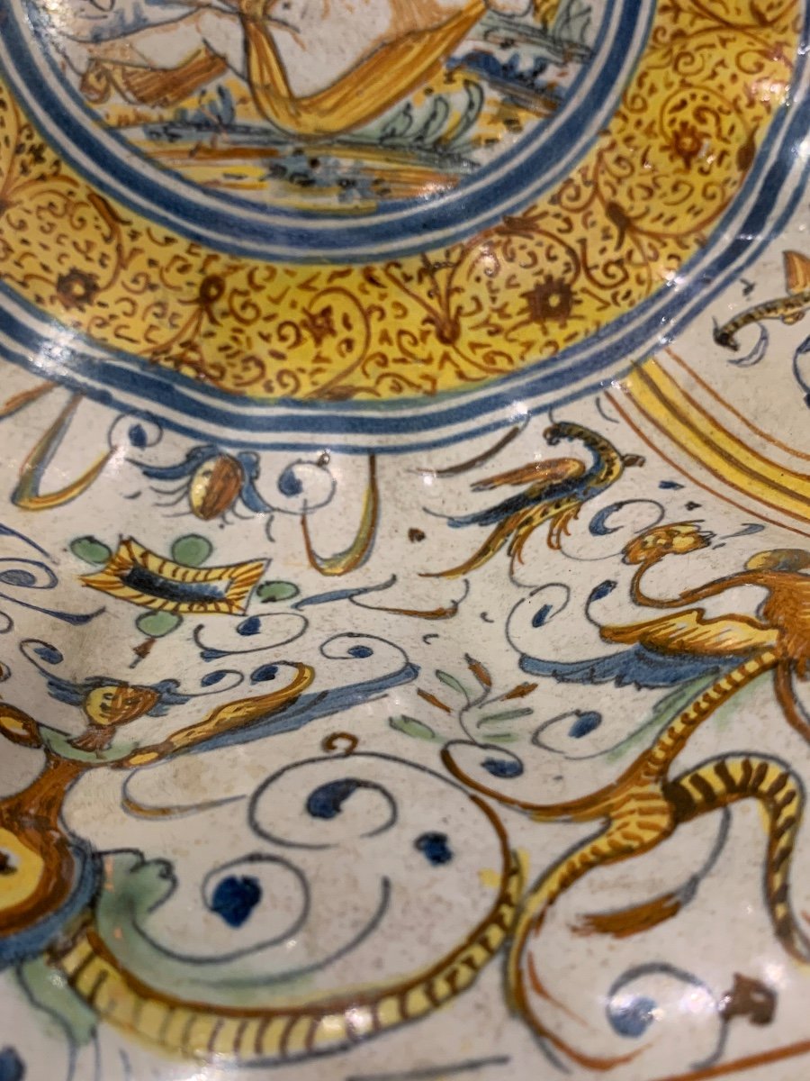Un Bol En Majolique Deruta, Début XVIIe Siècle, Deruta Italie -photo-3