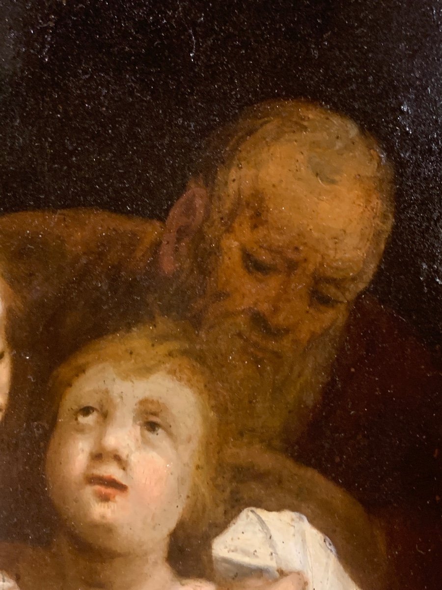 école De Prague, Peinture à l'Huile Sur Panneau De Cuivre, XVIIe Siècle -photo-2