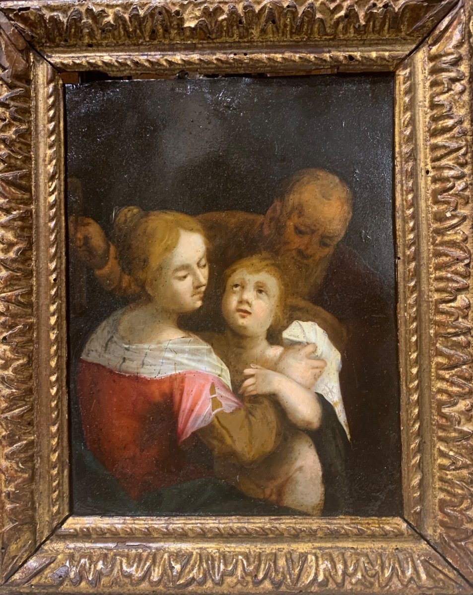 école De Prague, Peinture à l'Huile Sur Panneau De Cuivre, XVIIe Siècle 