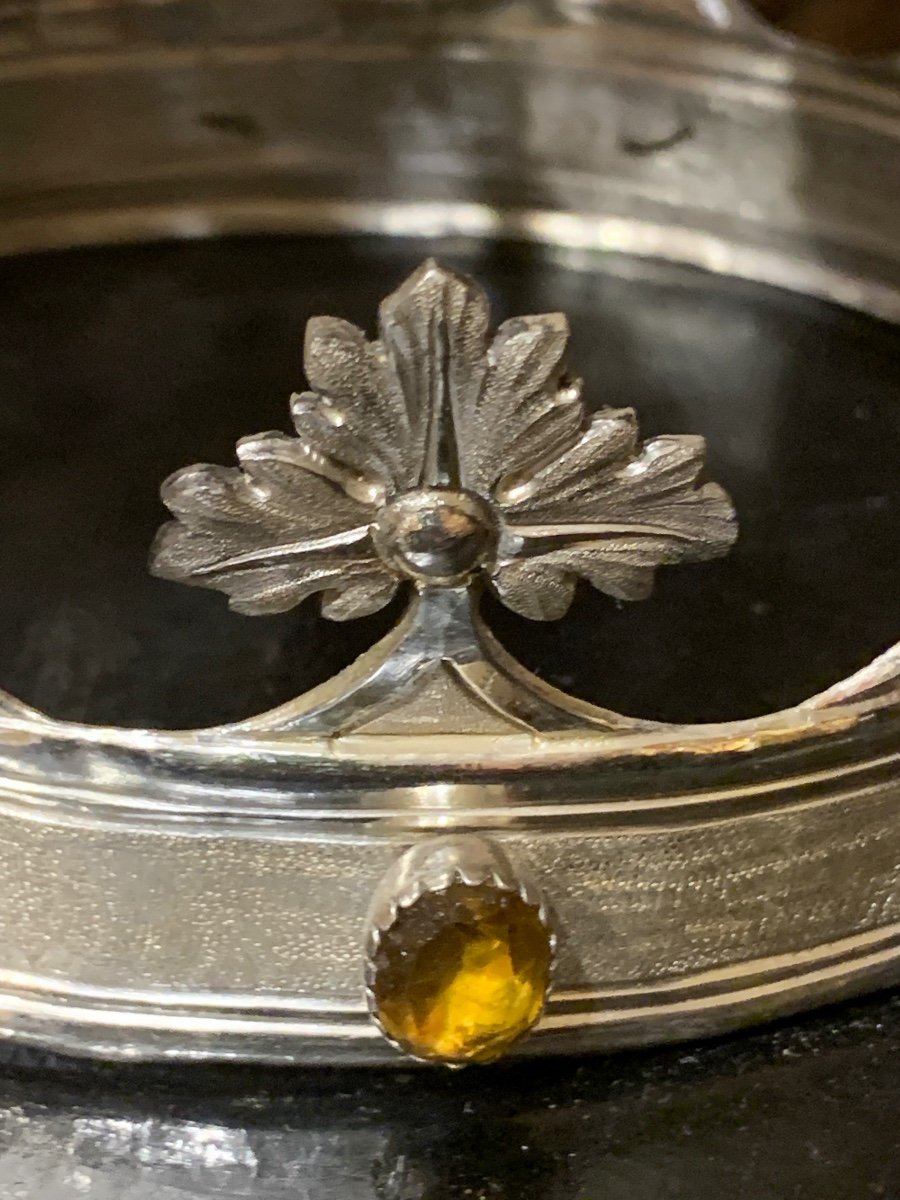 Couronne En Argent, Poinçonnée Scheggi, Florence Début Du XIXe Siècle.  -photo-4
