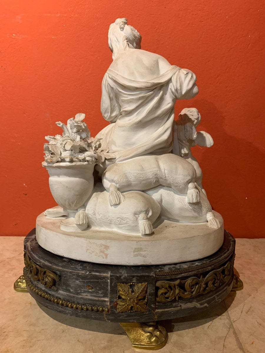 Statuette En Biscuit De Sevres Josse-françois-joseph Le Riche (1741-1812) Vers 1780-1790-photo-2