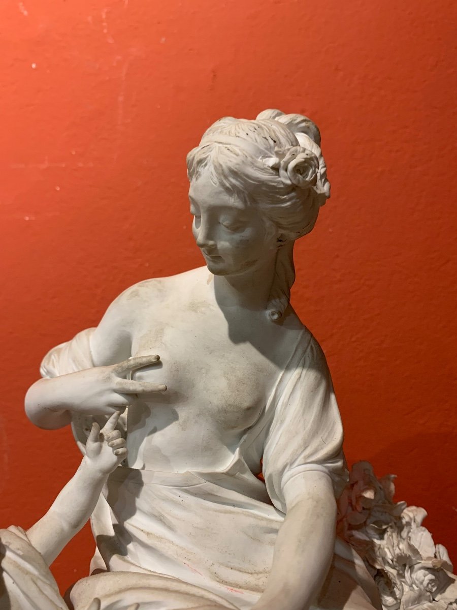 Statuette En Biscuit De Sevres Josse-françois-joseph Le Riche (1741-1812) Vers 1780-1790-photo-3