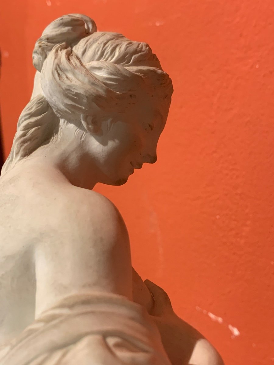 Statuette En Biscuit De Sevres Josse-françois-joseph Le Riche (1741-1812) Vers 1780-1790-photo-3