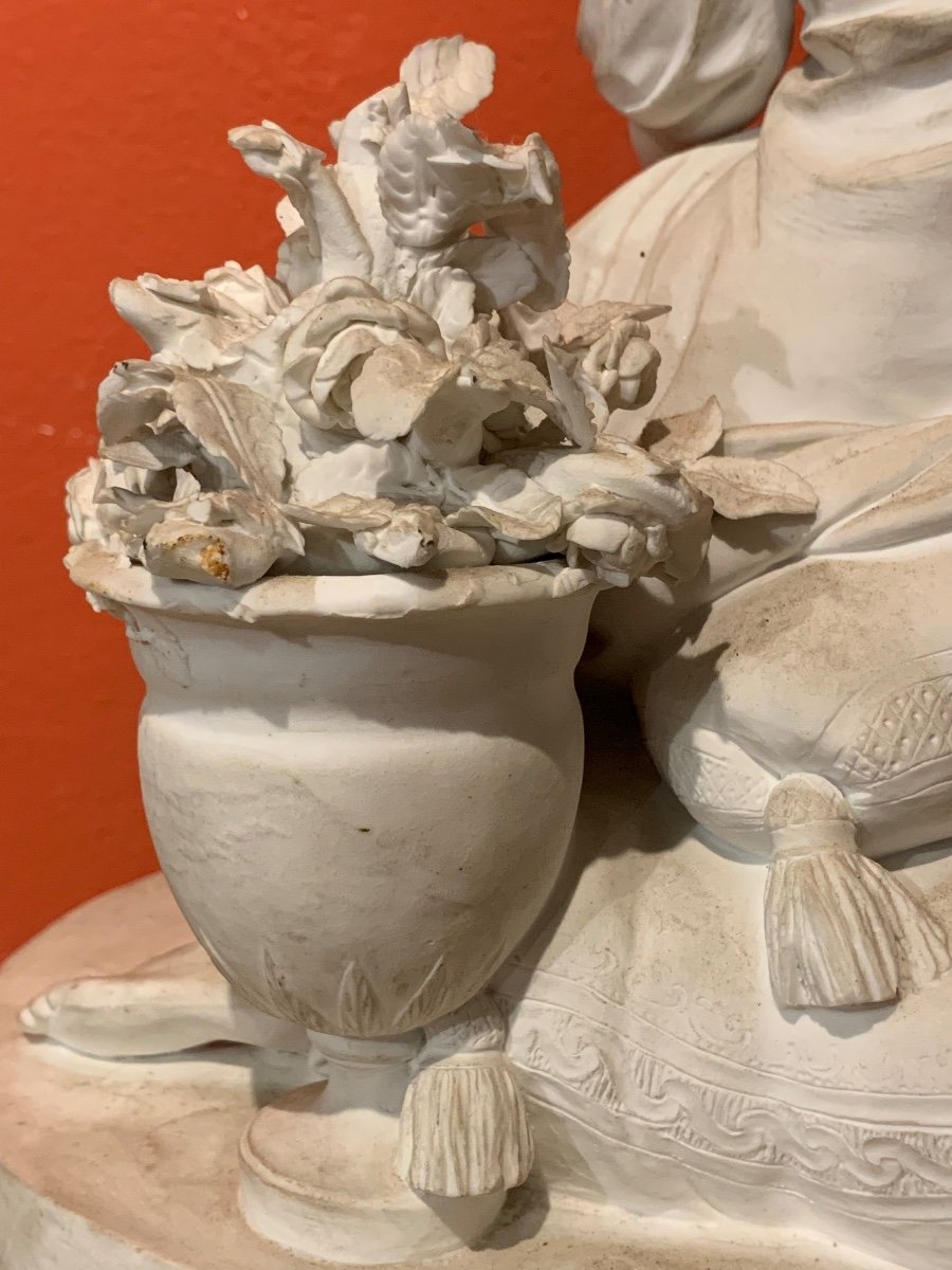 Statuette En Biscuit De Sevres Josse-françois-joseph Le Riche (1741-1812) Vers 1780-1790-photo-4