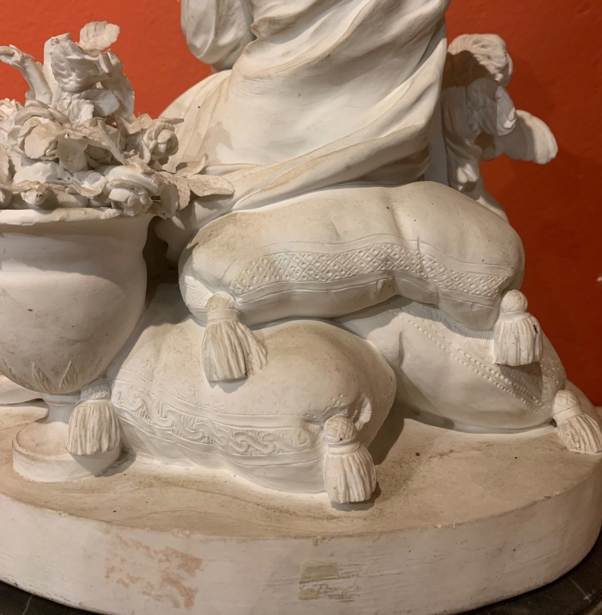 Statuette En Biscuit De Sevres Josse-françois-joseph Le Riche (1741-1812) Vers 1780-1790-photo-8