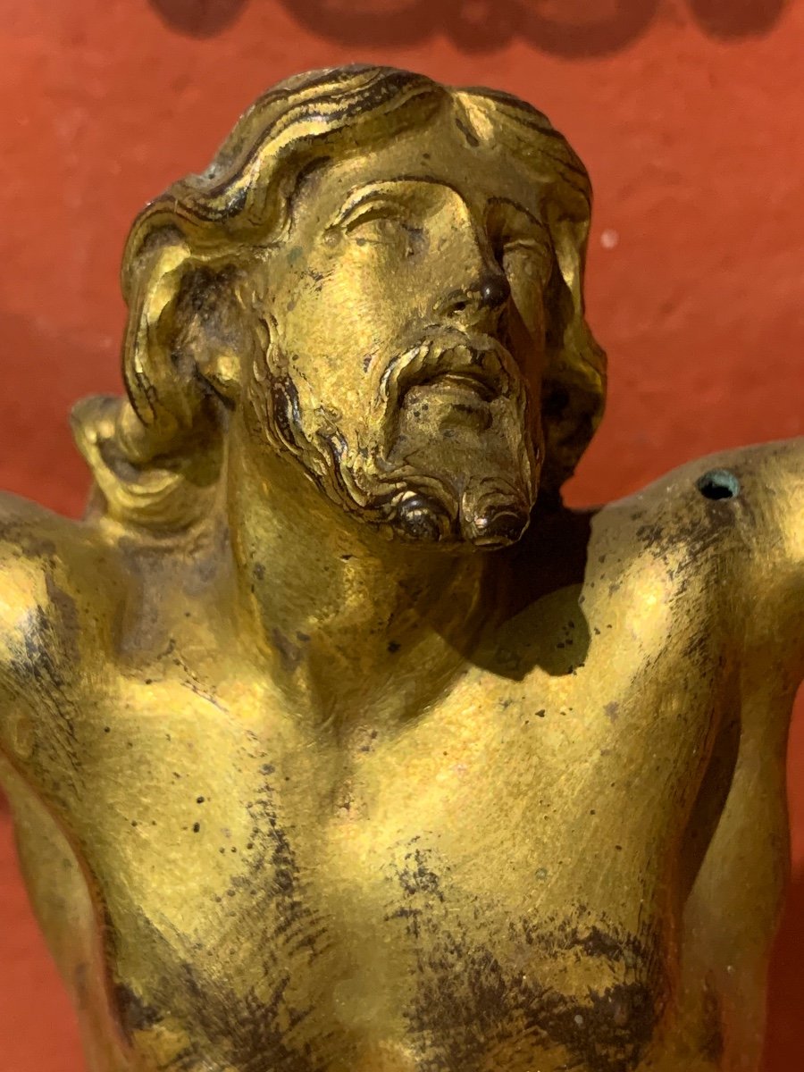 Corpus Christi En Bronze Doré, Italie Centrale, Fin XVIe Siècle  -photo-2