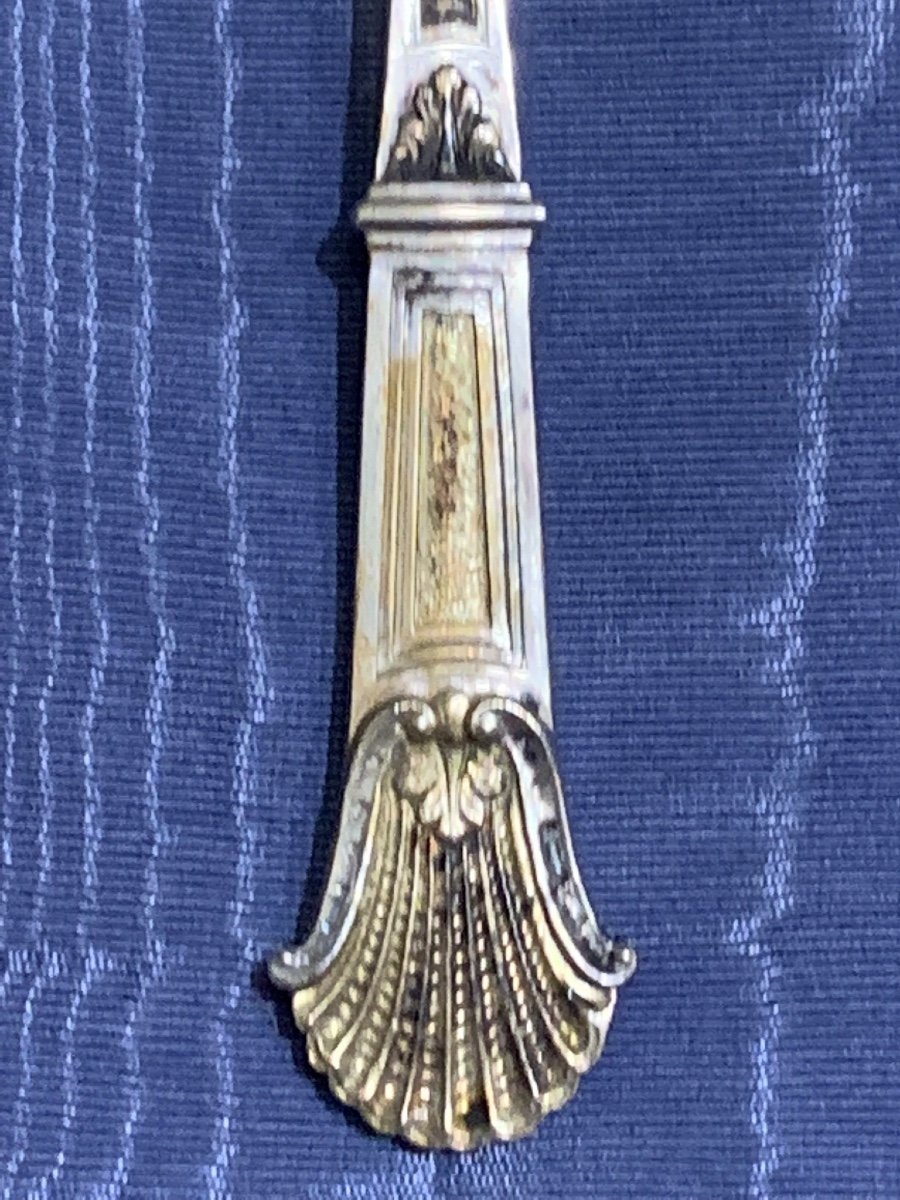 An Italian Silver Cutlery Set, Rome 1840  -photo-3