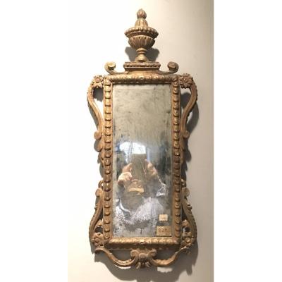 Petit Miroir Toscan Du XVIIIe Siècle. 