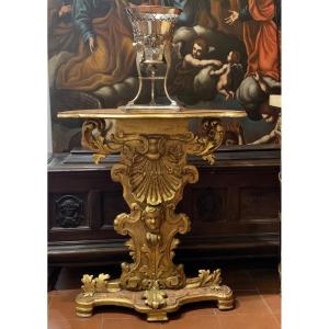 Une Console Baroque Toscane, Début XVIII Siècle 