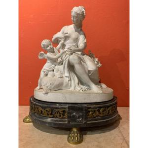 Statuette En Biscuit De Sevres Josse-françois-joseph Le Riche (1741-1812) Vers 1780-1790