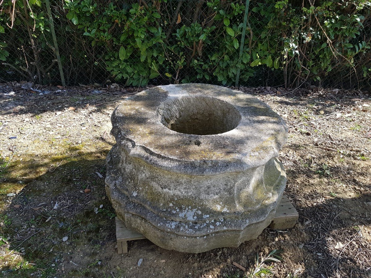 Pozzo in pietra calcarea, Luigi XIV-photo-2