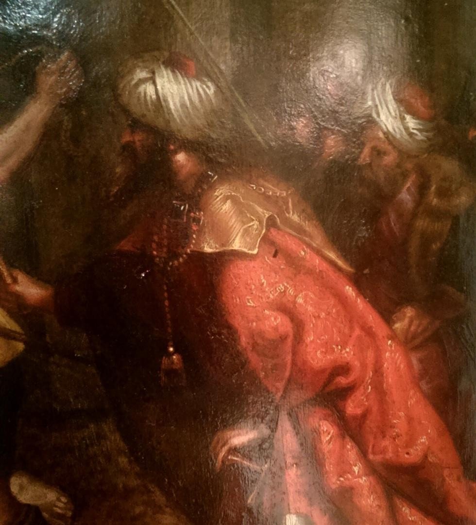La Flagellazione Di Cristo, Olio Su Rame, Epoca '500-photo-2