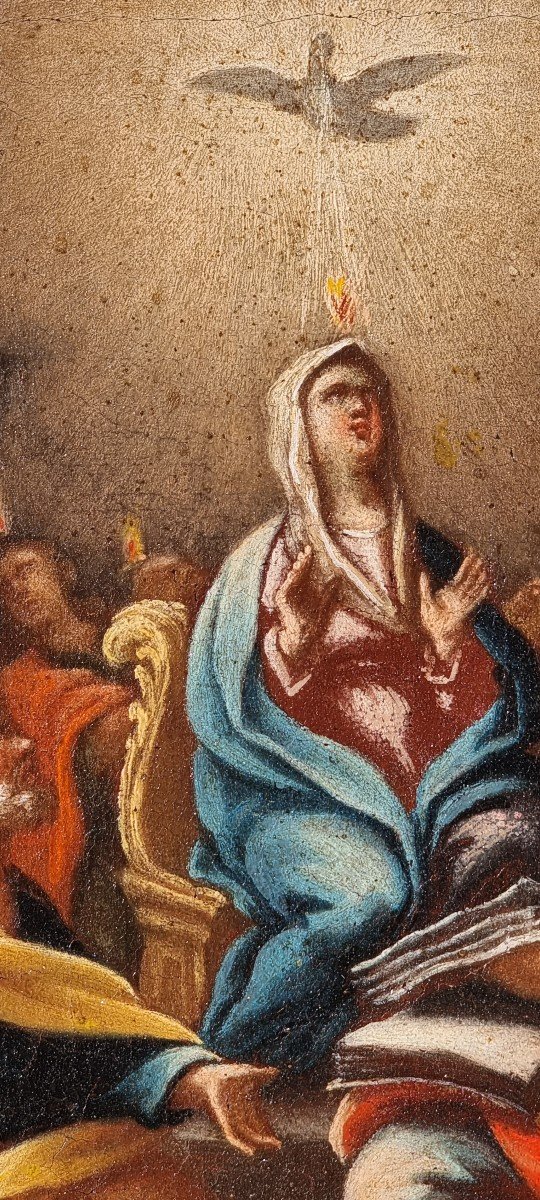 Pentecoste, Olio su tela, Epoca primi '700-photo-3