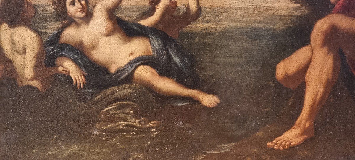Scena mitologica, Olio su tela, Periodo neoclassico-photo-6