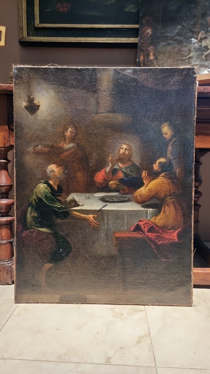 Scena religiosa, Olio su tela, Epoca '600