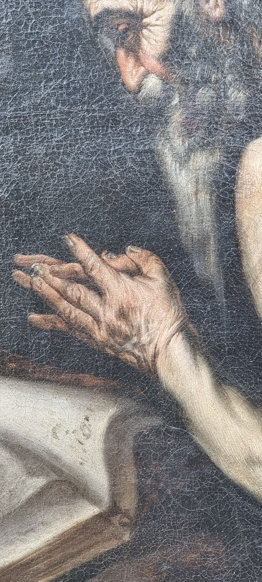 San Girolamo, Olio su tela, Epoca '600-photo-2