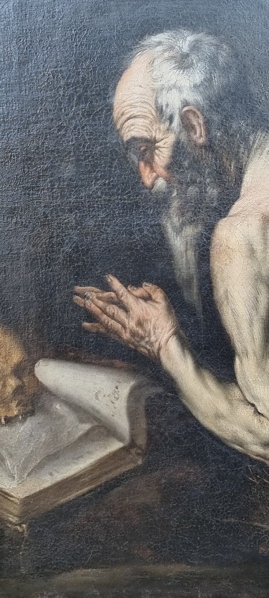 San Girolamo, Olio su tela, Epoca '600-photo-3