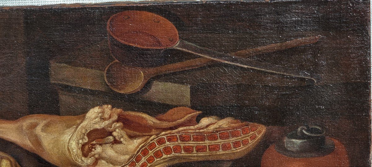 Natura morta, Olio su tela, Epoca '700, Giovanni Rivalta-photo-4