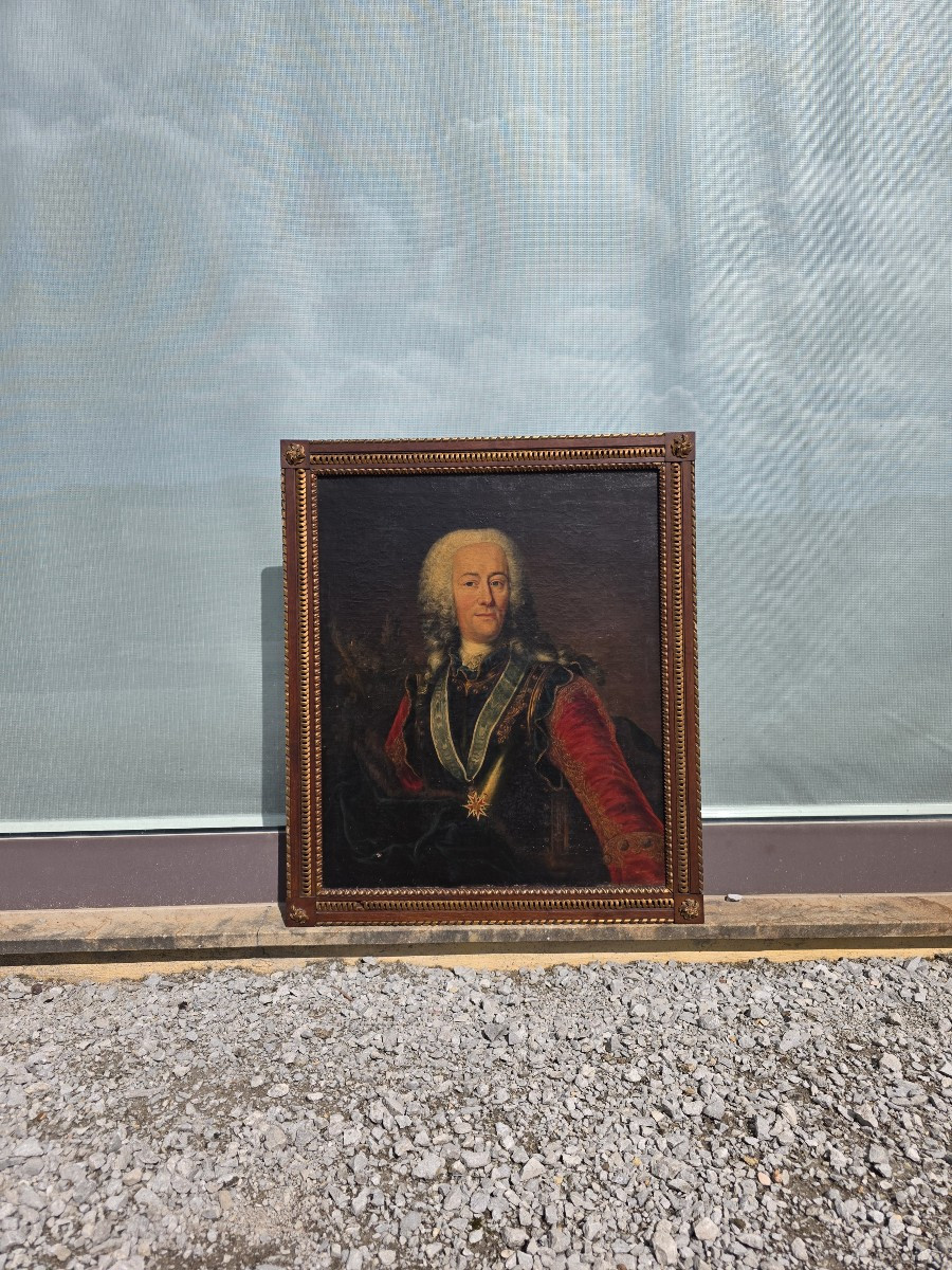 Ritratto di Landgrave Ernst Ludwig of Hesse, Olio su tela,Epoca '700