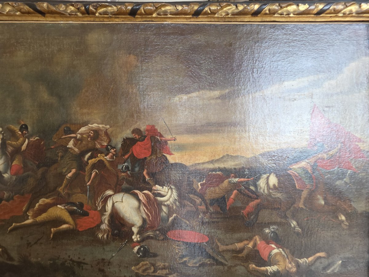 Battaglia, Olio su tela, Epoca 700-photo-3