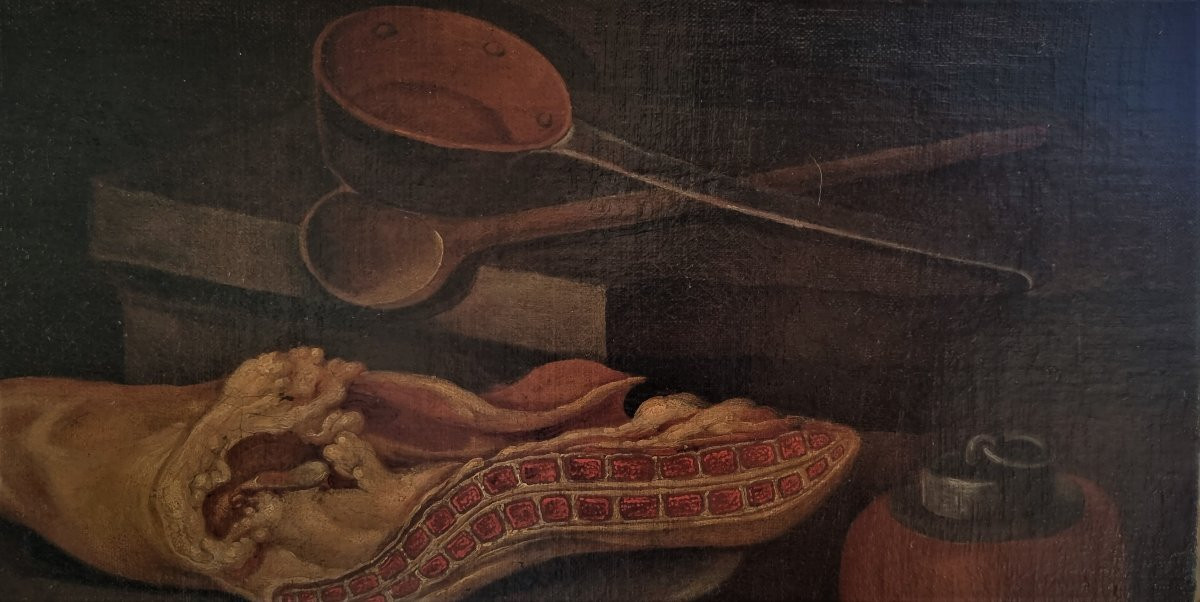 Natura morta, Olio su tela, Epoca '700, Giovanni Rivalta-photo-2
