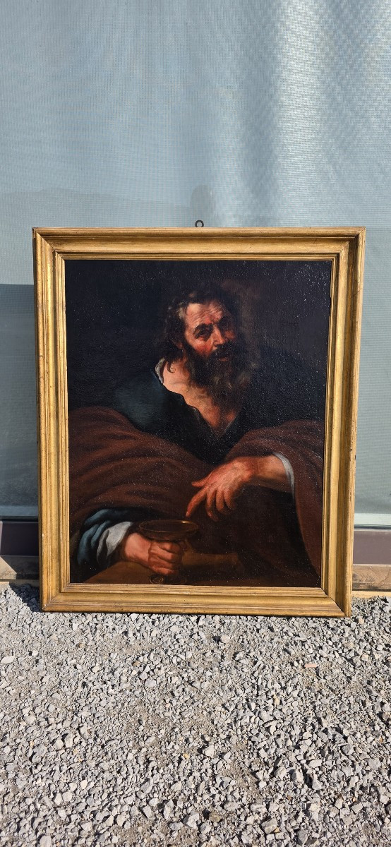 Filosofo, Olio su tela, Epoca 600