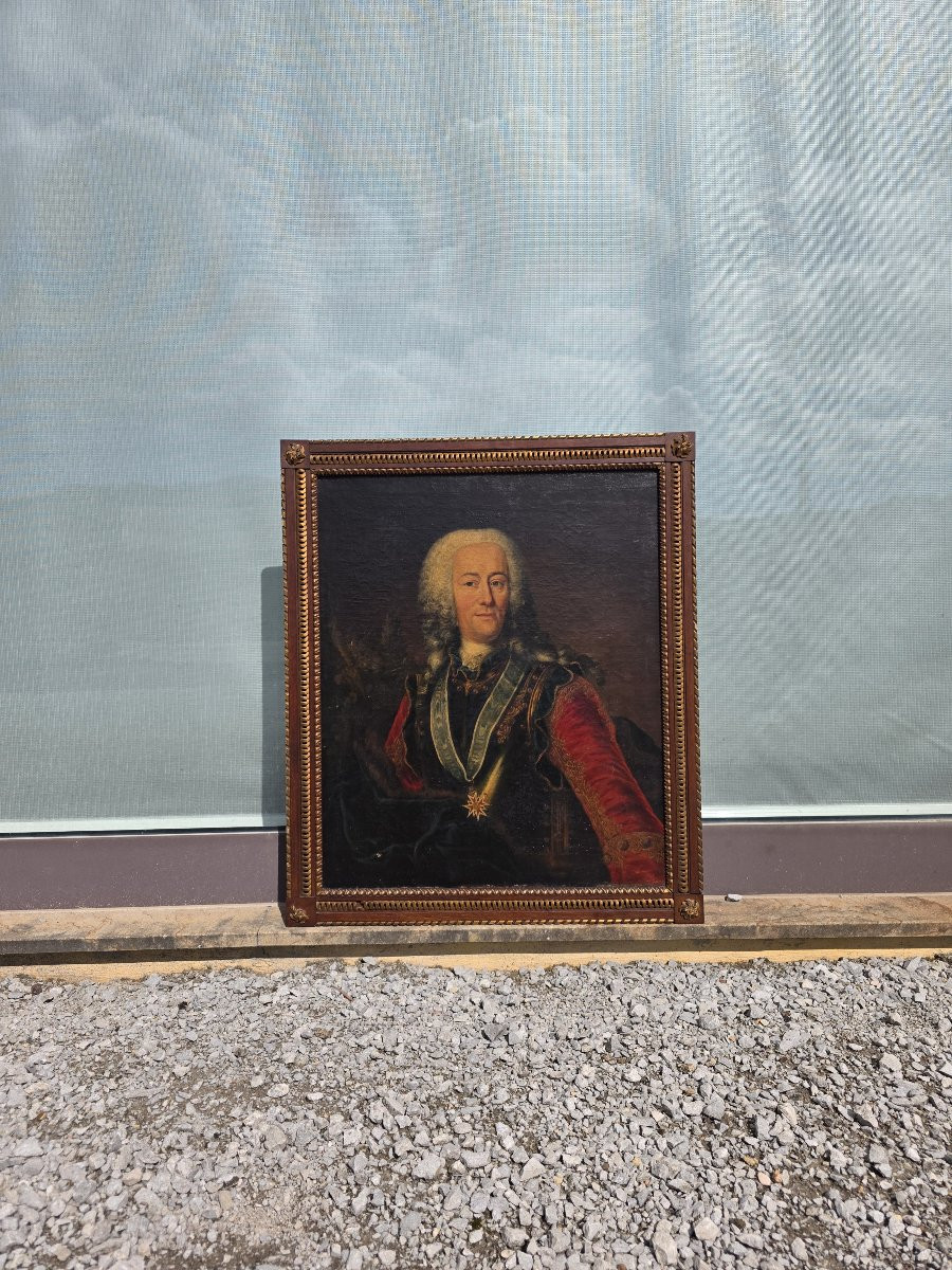 Ritratto di Landgrave Ernst Ludwig of Hesse, Olio su tela,Epoca '700-photo-5
