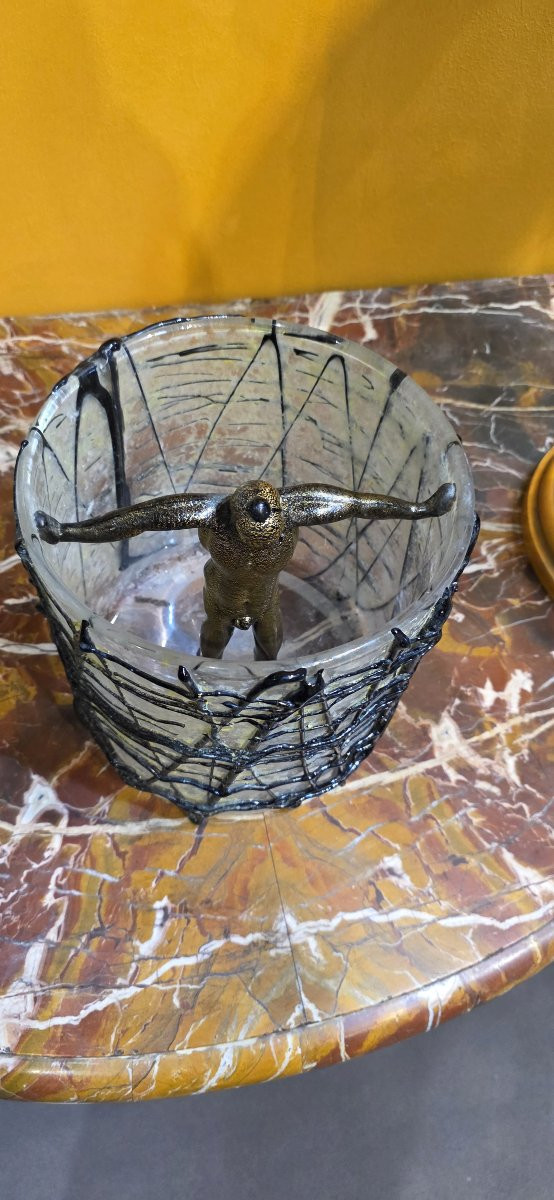 Vaso in vetro di Murano, Firmato-photo-4