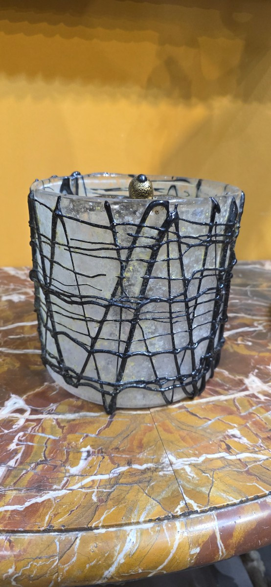 Vaso in vetro di Murano, Firmato