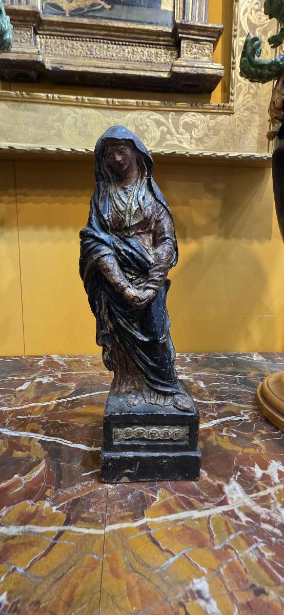 Madonna in terracotta policroma, Epoca '700