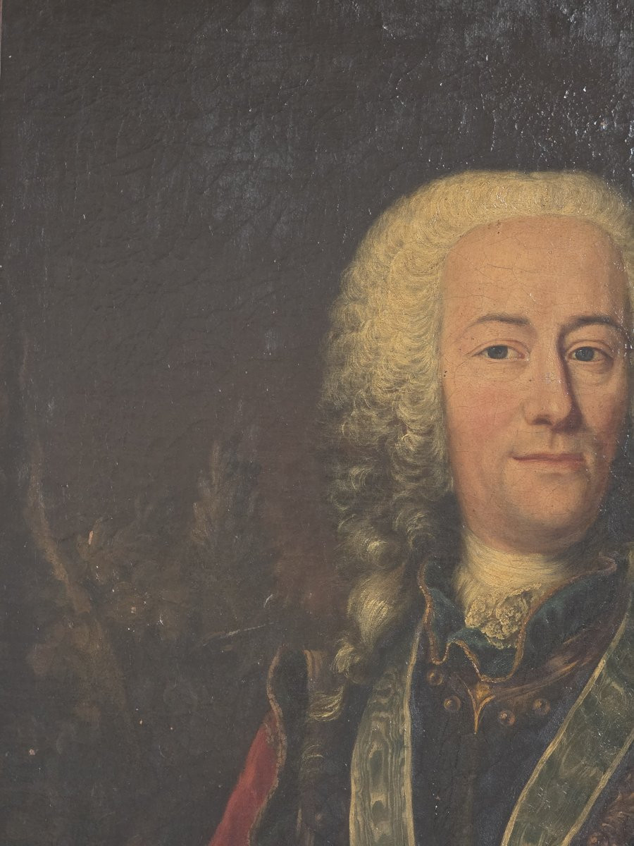 Ritratto di Landgrave Ernst Ludwig of Hesse, Olio su tela,Epoca '700-photo-4