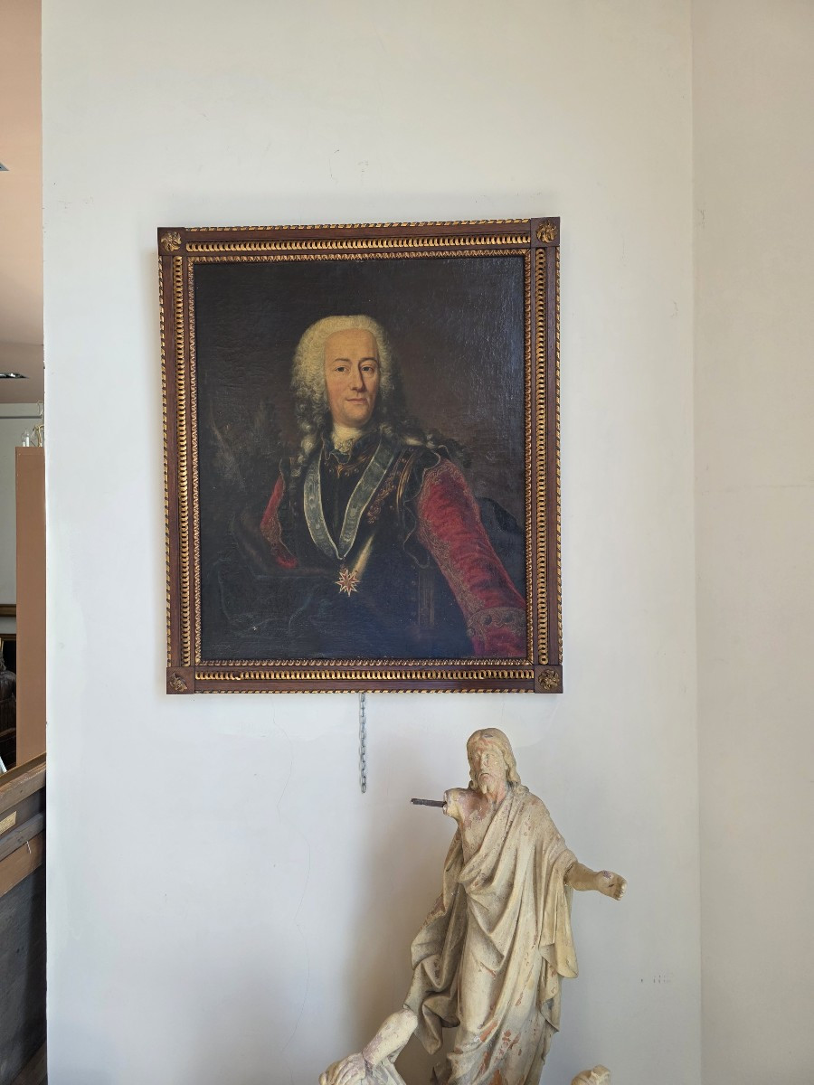 Ritratto di Landgrave Ernst Ludwig of Hesse, Olio su tela,Epoca '700