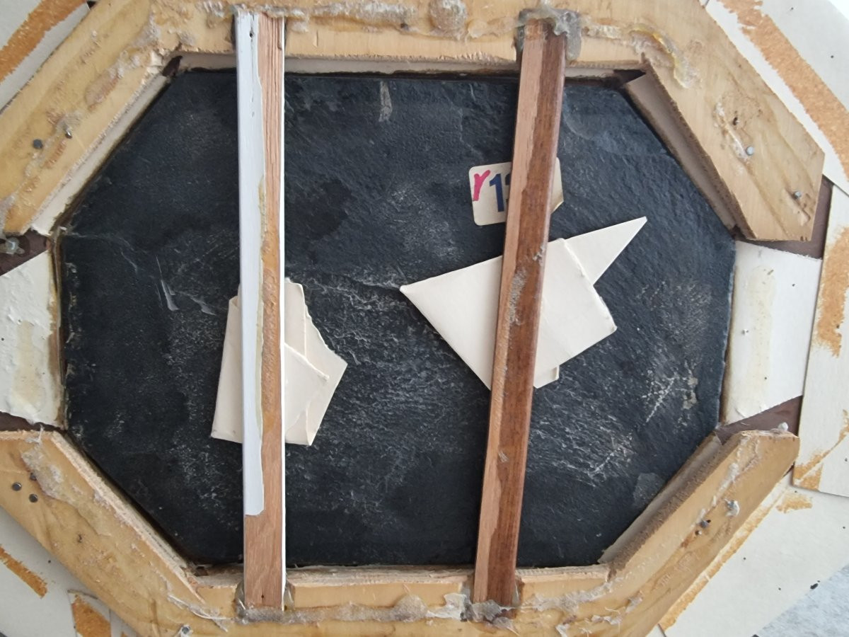 Annunciazione, Alessandro Turchi, Olio su ardesia, Epoca '500-photo-4