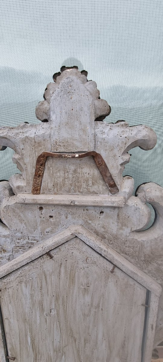 Specchiera placcata in argento, Epoca '700-photo-1