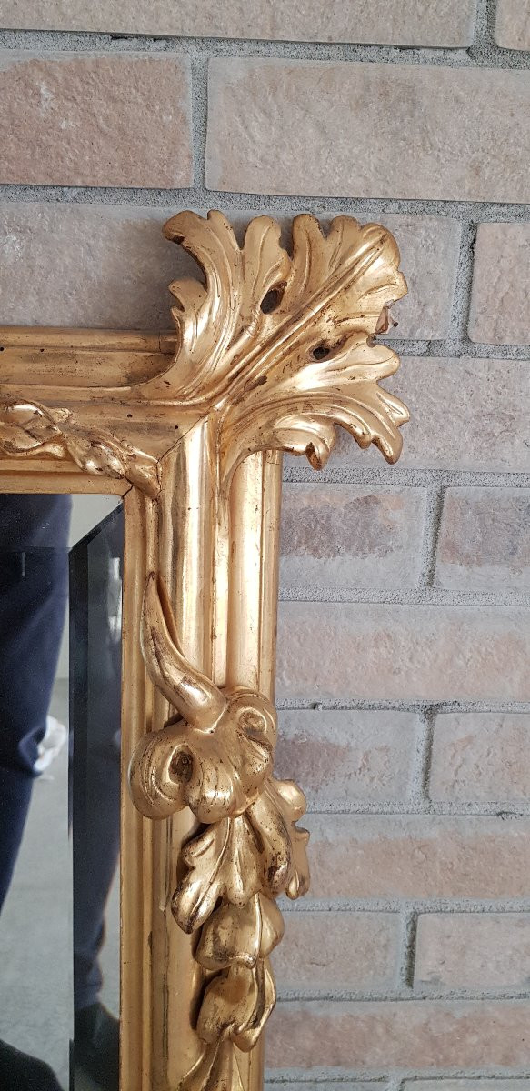 Specchiera Dorata e Intagliata - Epoca '800-photo-1