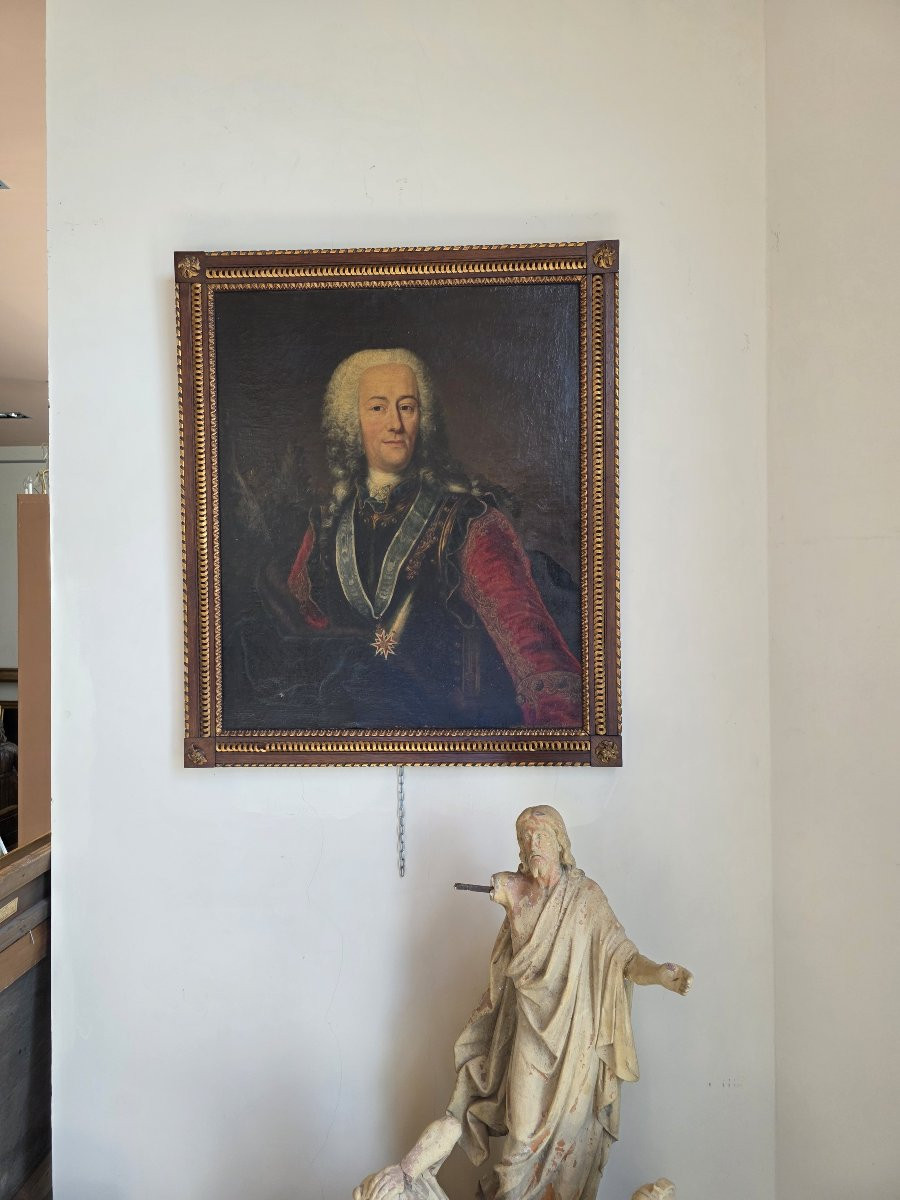 Ritratto di Landgrave Ernst Ludwig of Hesse, Olio su tela,Epoca '700-photo-2