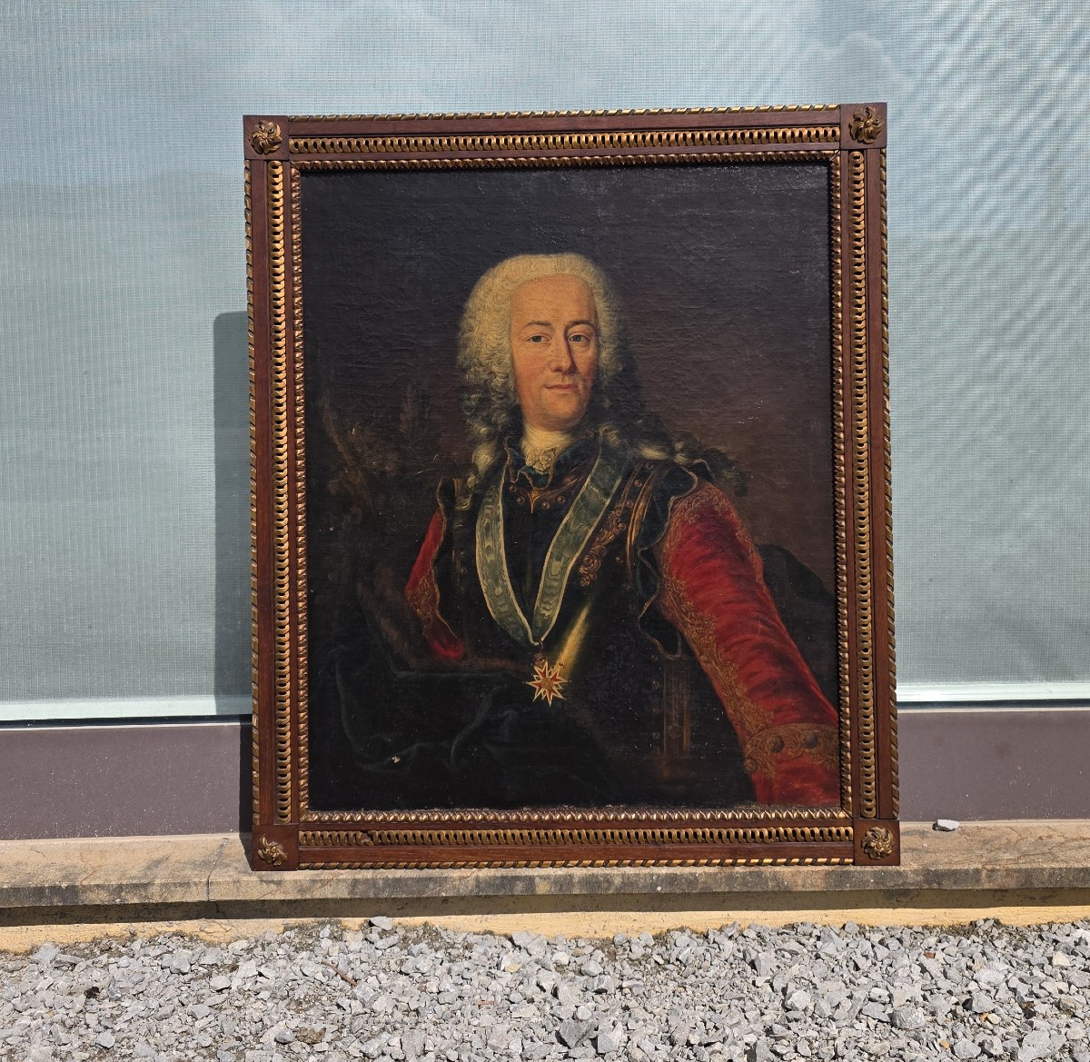 Ritratto di Landgrave Ernst Ludwig of Hesse, Olio su tela,Epoca '700