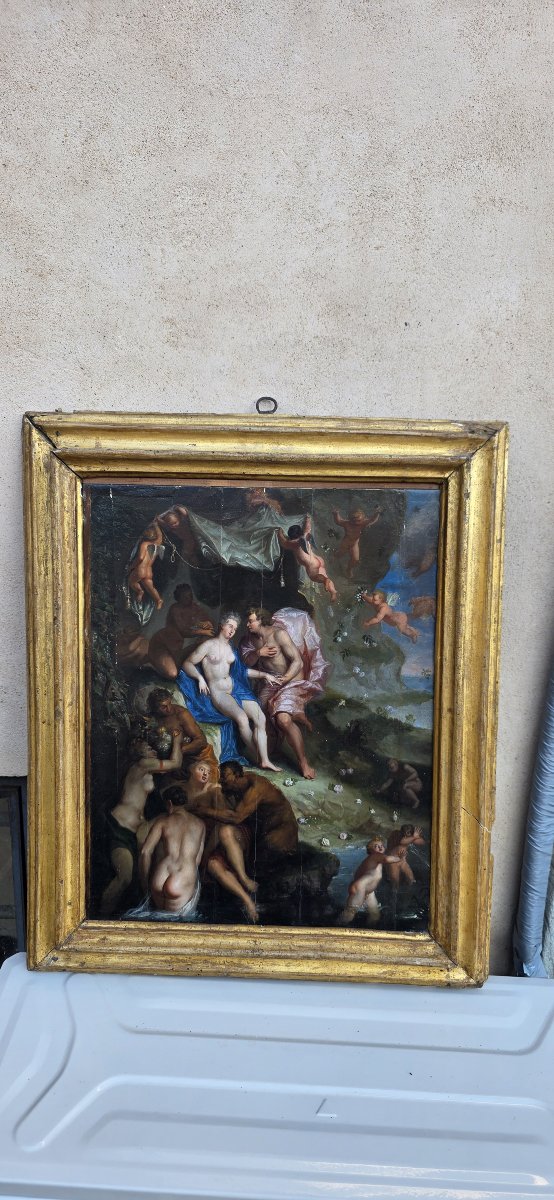 Il Trionfo di Galatea, Olio su tavola, Fine XVI secolo-photo-2