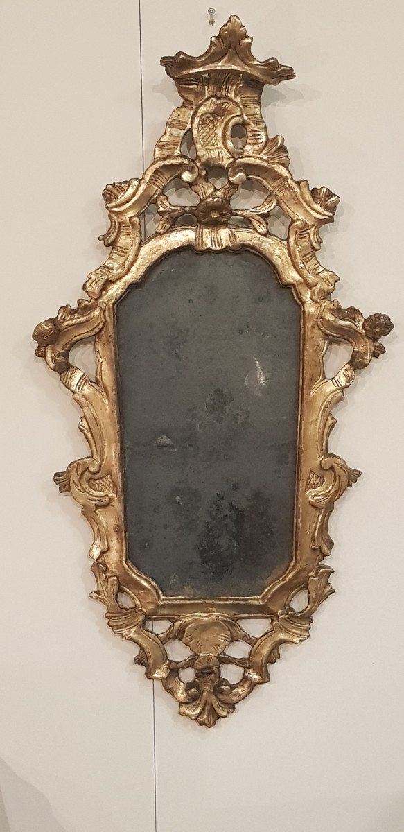  Miroir d'époque Louis XIV à La Feuille d'Or 