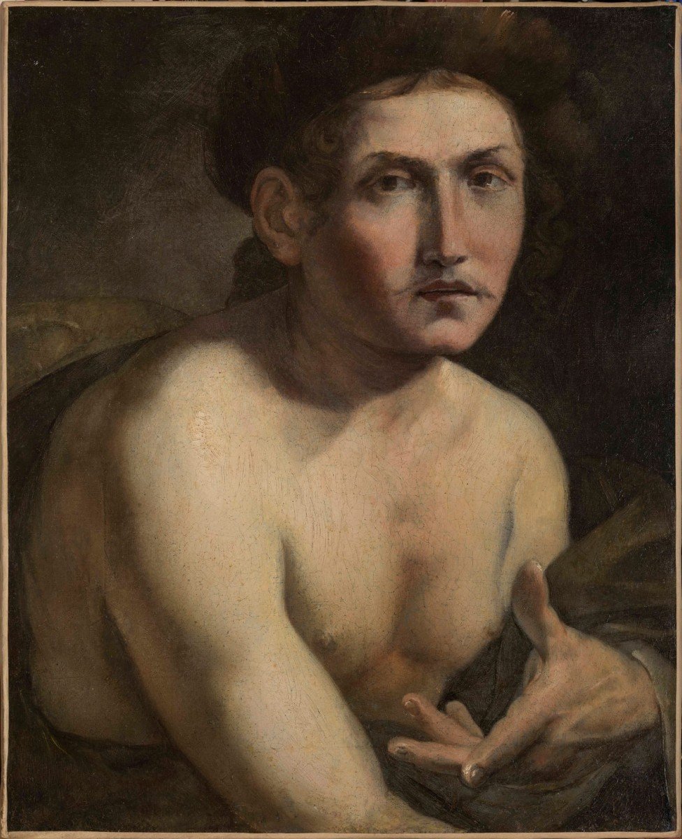 Portrait d'Un Jeune Homme, Huile Sur Toile, XVIIe Siècle-photo-4