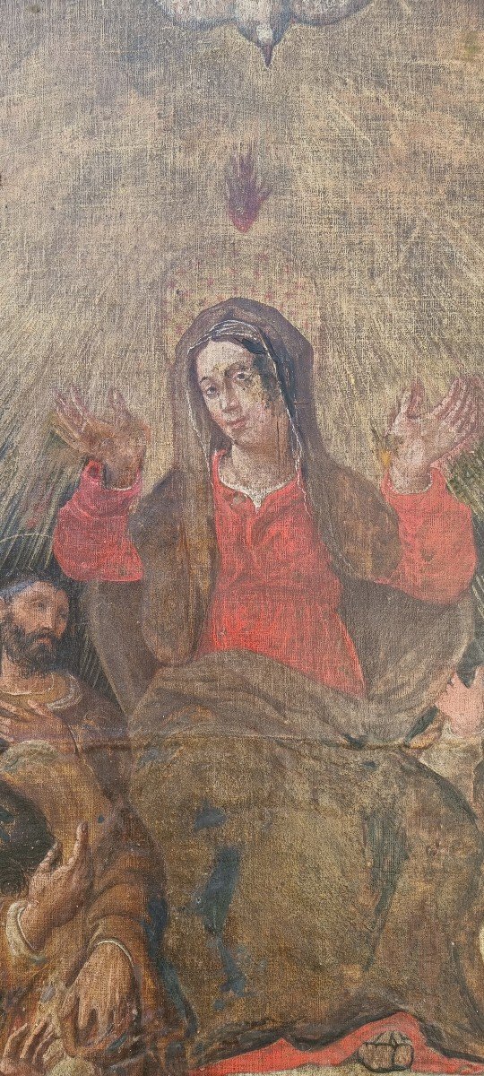 Madonna con apostoli, Olio su tela, Epoca '600-photo-4