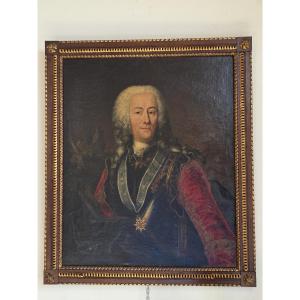 Ritratto di Landgrave Ernst Ludwig of Hesse, Olio su tela,Epoca '700