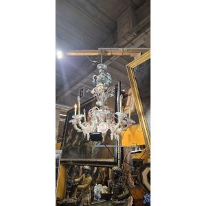 Lampadario in vetro di Murano,Epoca '800