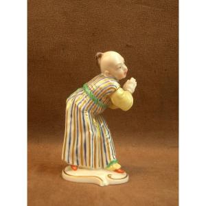 Chinese Character Subject In Nymphenburg Porcelain
