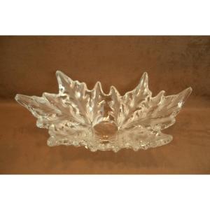 Large Lalique Crystal Bowl, Champs-elysées Model